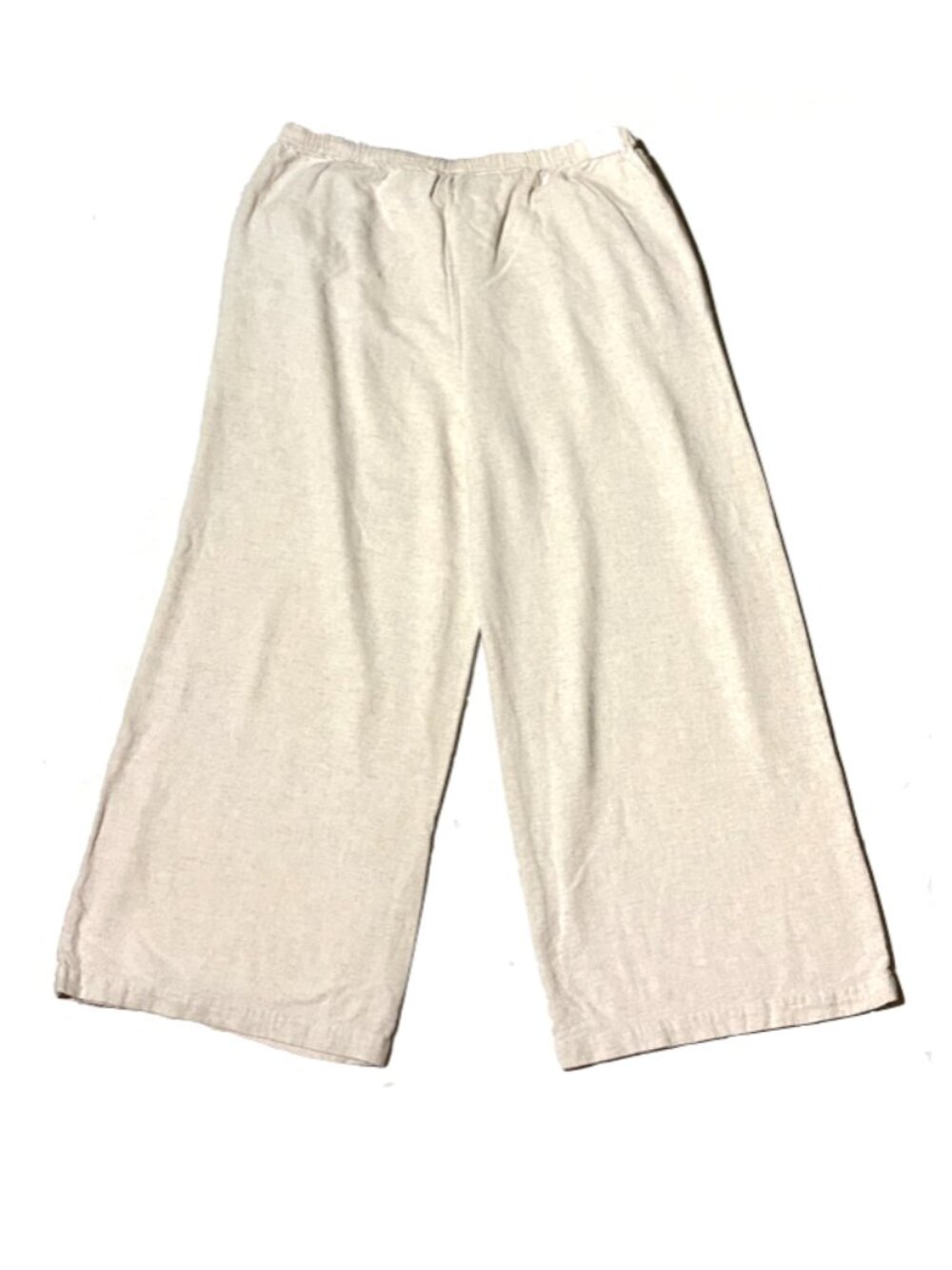 2/$29 Linen Summer Palazzo Pants Flowy Wide Leg Beach Pants with Pockets Large - Picture 12 of 12